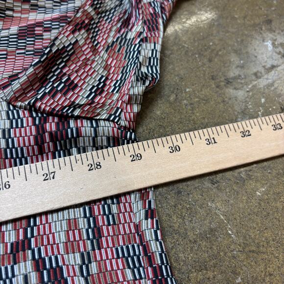 Pari Passu Retro Multicolor Oversized Blouse Button Up Top Women's 6 - Picture 5 of 9